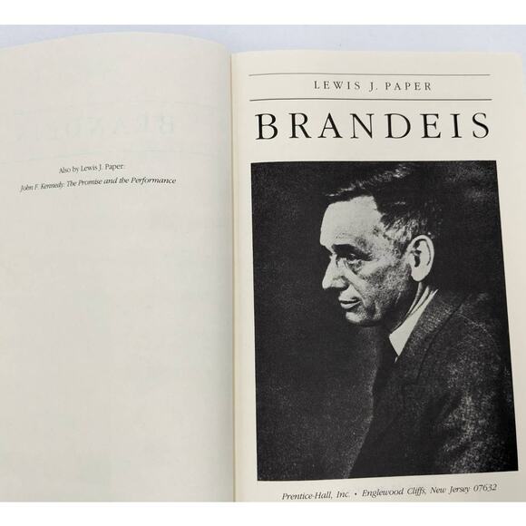 Brandeis By Lewis J. Paper Biography Jewish Supreme Court Justice Vintage 1983 - Picture 2 of 9